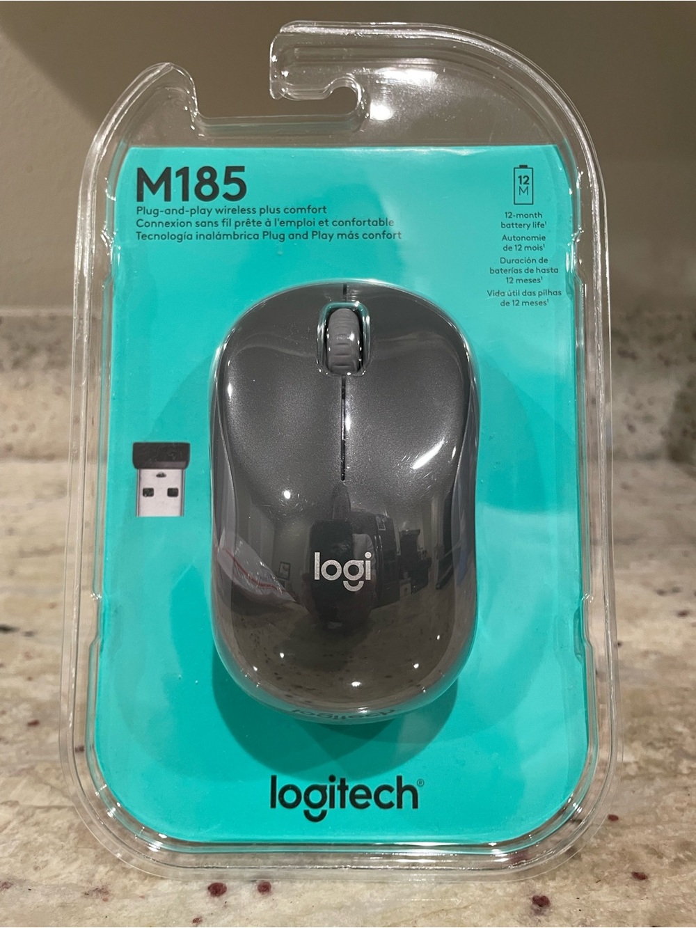 Logitech M185 Wireless Mouse - NWT MSRP $18